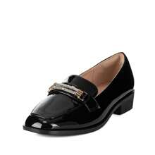Zapatos Mujer Mocasines Plataforma  Moda Profesional Weide - Negro - Ver 5