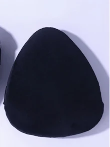 1 pieza Esponja de maquillaje con forma de lengua agrandada, aplicador de maquillaje triangular suave para polvo suelto, polvo compacto, rubor, adecuado para mezclar base de maquillaje, accesorios de cuidado de la belleza del rostro, portátil para viajes de verano