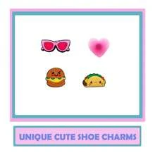 Rất nhiều 50 chiếc quyến rũ giày phong cách ngẫu nhiên cho dép guốc, phụ kiện trang trí giày PVC cho Giáng sinh, sinh nhật, tiệc tùng, ghim giày quà tặng cho thanh thiếu niên đàn ông phụ nữ và người lớn - Ngẫu nhiên 50 chiếc - Xem 2