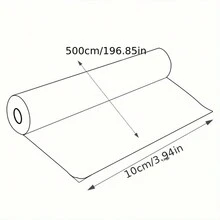 Waterproof Self-Adhesive Marble Pattern Table Sticker For Desk & Wall, Kitchen Oil-Proof Renovation Wallpaper Protective Film - White - View 5