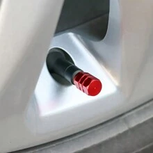 4 szt. Metalowe nakładki na zawory opon odpowiednie do samochodów, rowerów i motocykli