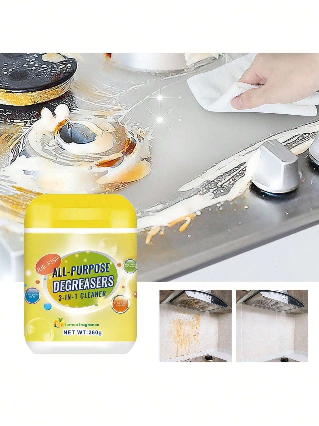 Multipurpose Degreaser For Kitchen Stove, Utensils, Range Hood, And