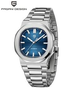 PAGANI DESIGN 2025 男士自动机械腕表，防水，夜光，不锈钢，蓝宝石水晶手表