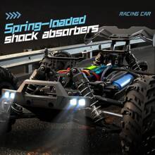 SG116MAX Tỷ lệ 1:16 Đua xe tốc độ cao 80km/H Xe RC 4WD tốc độ 80 km/h, Động cơ không chổi than, Xe RC chạy bằng điện chống nước, Buggy RTR mọi địa hình 2,4 GHz, Quà tặng cho người lớn - Màu xanh lam - Xem 9