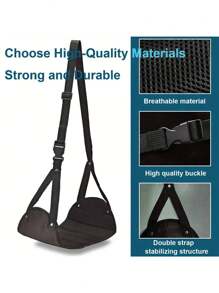 Footrest Office Feet Rest,Airplane Foot Rest Hanging Foot Hammock Simple Airplane Footrest,Portable Adjustable Strap(With Storage Bag), Foot Rest, Airplane Travel Footrest, Flight Leg Hammock Hanger Sling, Portable Travel Accessories Adjustable Height For Plane, Train, Office Bag For School School Accessories School Stuff