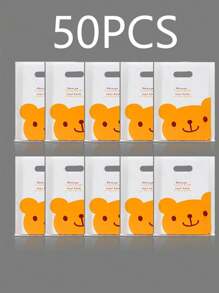 50pcs Cartoon Gift Bags, Party Favor Bags, Handheld Bags, Jewellery Pouches - Multicolor - View 4