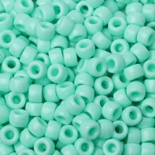 100pcs 6x9mm Rainbow Pony Beads Big Hole Beads Perfect For Bracelets DIY Kandi Jewelry Making Hand Crafts Hair Beads Jewelry Making Accessories