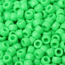 100pcs 6x9mm Rainbow Pony Beads Big Hole Beads Perfect For Bracelets DIY Kandi Jewelry Making Hand Crafts Hair Beads Jewelry Making Accessories