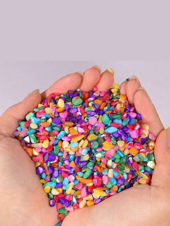 3,53oz/7,05oz Grava para pecera, sustrato de acuario con mini piedras naturales de cristal, ideal para pequeños acuaterrarios