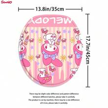 1/4 chiếc được ủy quyền bởi Bộ rèm tắm họa tiết hoạt hình Kitty, Rèm tắm chống nước với 12 móc, Thảm tắm chống trượt, Thảm vệ sinh hình chữ U, Thảm vệ sinh, Phụ kiện phòng tắm - phong cách J - Xem 8