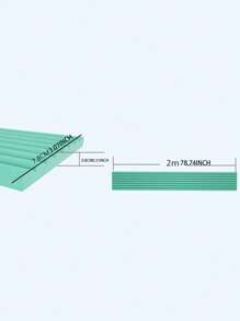 1PC2mAnti-Collision Sticker For Baseboard, Anti-Collision Decorative Sticker For Skirting Board, Multi-Functional Edge Protection Strip.