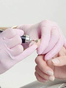 3pcs Round Head Diamond Polishing Head For Removing Excess Glue, Trimming Rough Edges And Dead Skin, Smoothing The Edges - Silver - View 2