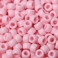 100pcs 6x9mm Rainbow Pony Beads Big Hole Beads Perfect For Bracelets DIY Kandi Jewelry Making Hand Crafts Hair Beads Jewelry Making Accessories