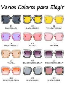 Lentes de Sol para Niña, Gafas de Sol para Niña Moda, Anteojos de Sol Polarizadas para Niños UV400, Marco de Ligero, bonitas anteojos 100% protección UV - Negro - Ver 8