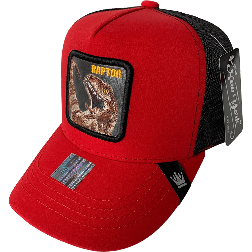 Gorra Trucker Play New York KIDS "RAPTOR" - Rojo - Ver 1