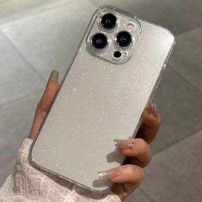 Ốp lưng điện thoại Apple chống sốc, lấp lánh, dày 1.5mm, trong suốt, mềm mại, tương thích với iPhone 17 Pro Max/17 Pro/17 Air/17/16 Pro Max/16/16 Pro/16 Plus/15/15 Pro Max/15 Plus 15 Pro/14 Pro Max/14 Pro/14/13 Pro Max/13/13 Pro/13 Pro Max/12/12 Pro Max/12 Pro/11/11 Pro Max/11 Pro Quà tặng sinh nhật Tiệc mùa xuân