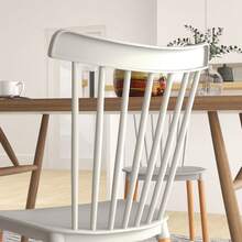 HOMCOM Kitchen Chairs - Xám - Xem 5