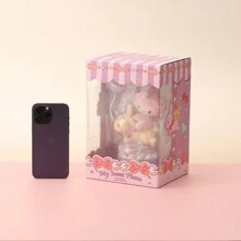 Miniso 三丽鸥人物我的甜心钢琴公仔甜蜜派对系列模型玩具收藏装饰桌面摆件 - 粉色 - 查看 11