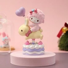 Miniso 三丽鸥人物我的甜心钢琴公仔甜蜜派对系列模型玩具收藏装饰桌面摆件 - 粉色 - 查看 2