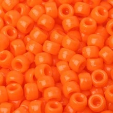 100pcs 6x9mm Rainbow Pony Beads Big Hole Beads Perfect For Bracelets DIY Kandi Jewelry Making Hand Crafts Hair Beads Jewelry Making Accessories