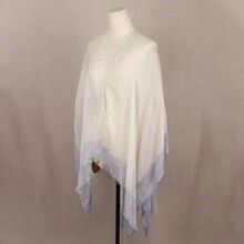 Women Summer Poncho Large Long Lightweight Modal Shawl Wrap - Multicolor - View 12