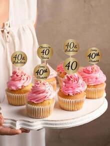 1 Cuộn/500 Miếng Vàng Chúc Mừng Sinh Nhật Lần Thứ 30/40/50, Nhãn Dán Thẻ Trang Trí Quà Tặng Sinh Nhật, Nhãn Dán Chúc Mừng Sinh Nhật Niêm Phong Nhãn Gói Quà Tặng Nhãn Dán Album Ảnh, Nhãn Dán Lời Chúc Sinh Nhật Hoạt Hình, Trang Trí Túi Kẹo, Trang Trí Bánh, Trang Trí Tiệc Sinh Nhật, Túi Gói Quà Tiệc Tròn Nhãn trang trí, 4 nhãn dán thiết kế - Vàng - Xem 6