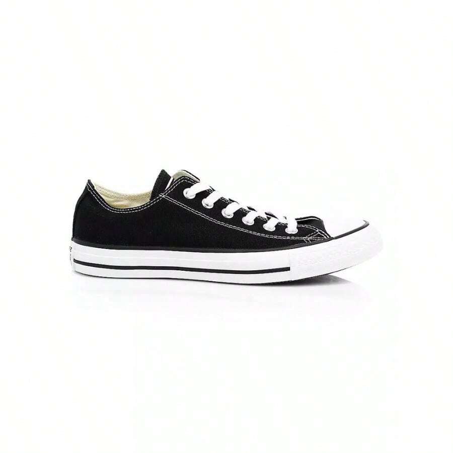 Converse Chuck Taylor All Star 帆布低帮运动鞋 - 黑色 - 查看 1