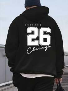 Men Hoodies - 黑色 - 查看 1