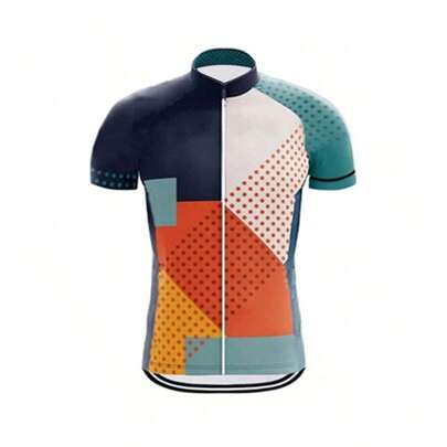 Short Sleeve Cycling Jersey Top MTB Road Racing Bike Jersey