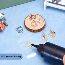 10pcs Alloy Hollow Cat Charms For Jewelry Making Earring Necklace Bracelet Kitty Pendant Pet Jewelry Accessories DIY Epoxy Resin Casting Mold Drop Glue Frame Handmade Supplies - 10pcs - View 7