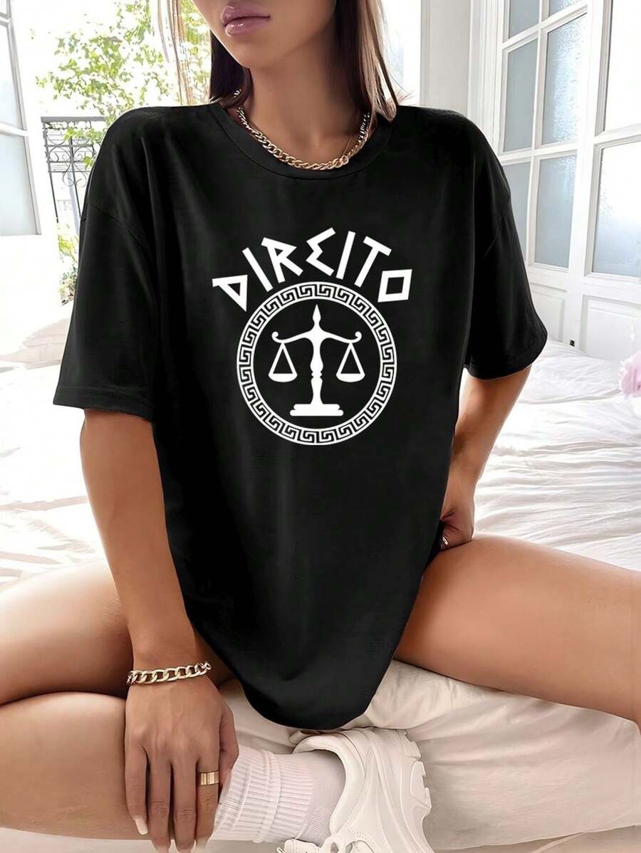 Women T-Shirts - 黑色 - 查看 1