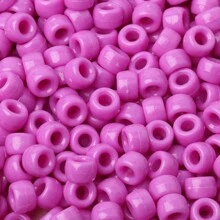 100pcs 6x9mm Rainbow Pony Beads Big Hole Beads Perfect For Bracelets DIY Kandi Jewelry Making Hand Crafts Hair Beads Jewelry Making Accessories