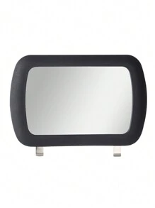 1pc HD Car Sun Visor Vanity Mirror For Both Driver And Passenger Sides, Universal For Most Cars - Black - View 7