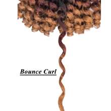 1pc 10 Roots Synthetic Ombre Jumpy Wand Curl Crochet Hair Braids 8/12 Inch Ringlet Short Curly Jumbo Passion Twist Pre Looped Jamaican Bounce Braiding Hair Extensions Pre-Twisted Short Bob Curly Crochet Braids Hair For Women - Ombre - View 6