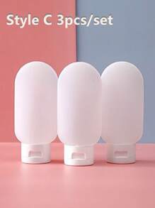 Set de bouteilles de voyage en silicone souples et rechargeables - étanches et compressibles pour le shampooing, les lotions et les articles de toilette - parfait pour les bagages cabine et les déplacements, set de bouteilles de voyage, contenants cosmétiques vides rechargeables pour shampooing, gel douche, bouteilles de voyage pour lotions, sous-bouteilles compressibles de 60 ml, essentiels de voyage, vacances, fournitures scolaires - Multicolore - Voir 6