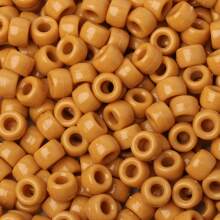 100pcs 6x9mm Rainbow Pony Beads Big Hole Beads Perfect For Bracelets DIY Kandi Jewelry Making Hand Crafts Hair Beads Jewelry Making Accessories