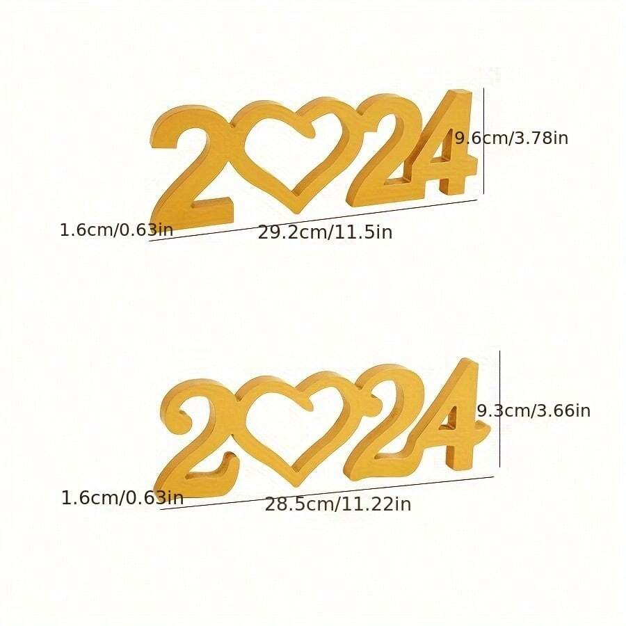 2024 Graduation Decoration Premium Photo Props With Letter Sign Centerpiece, Stand Alone