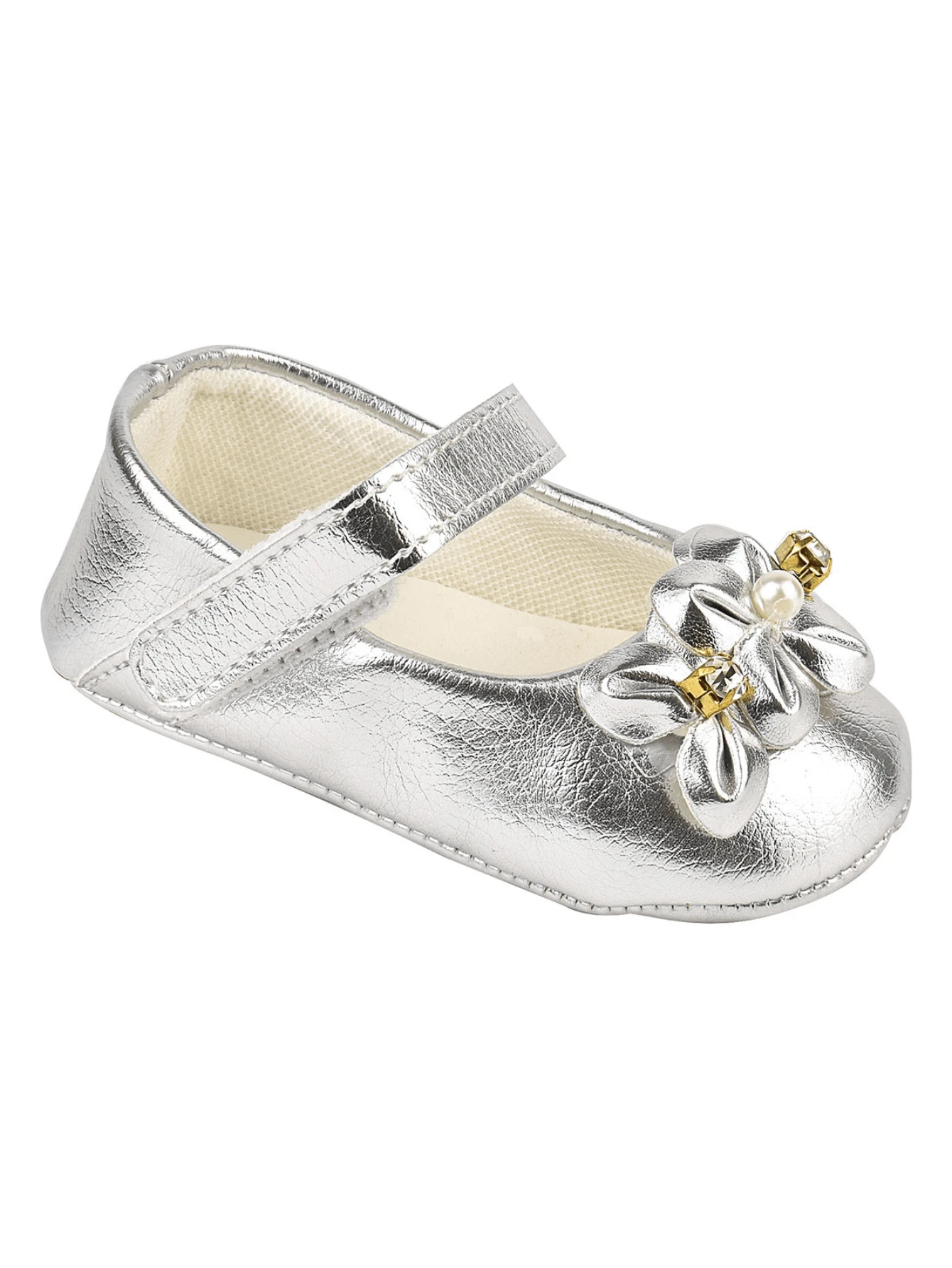 Kids Flats - 銀色 - 查看 1