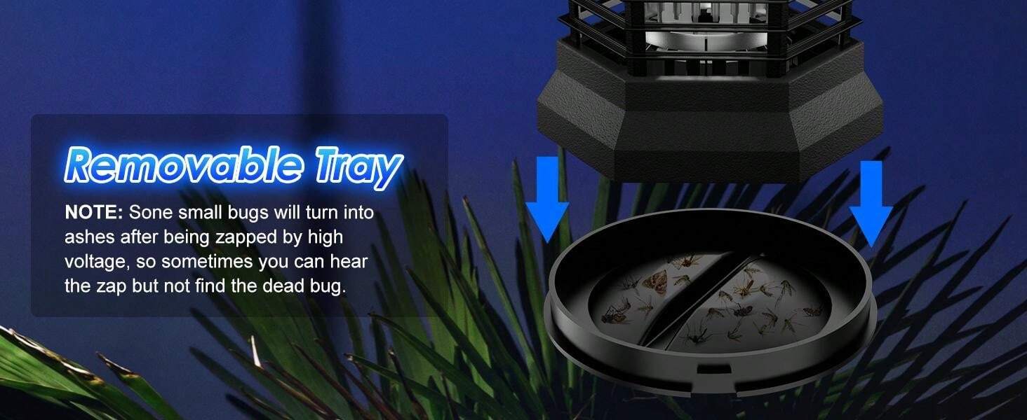 GOOTOP Remote Control Bug Zapper Outdoor Electric, Mosquito Zapper, Fly