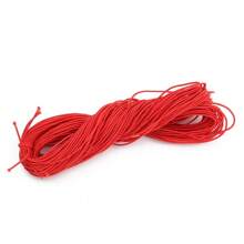 Cordón trenzado de 0,8mm y 23 metros de longitud de hilo elástico para bisutería en 10 colores diferentes para hacer joyas - Cable - Ver 10