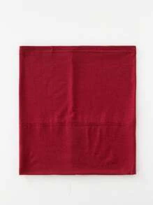 1 Peça lenço versátil de cor sólida, turbante, echarpe para mulheres, touca tubo elástica, sólida