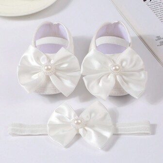 1 par de calcetines suaves antideslizantes para niña pequeña y 1 diadema para bebé, suministros de fiesta para bebé, props de fotografía