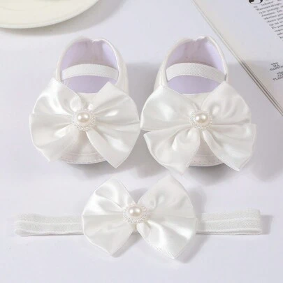 1 双公主软底防滑幼儿袜子和 1 件婴儿头带、婴儿派对用品、摄影道具