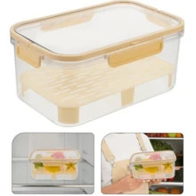 1pc Portable Kitchen Food Storage Box, Seal Fresh-Keeping Container With Ice Pack. Suitable For Refrigerator, Seafood And Fruit Organization - Multicolor - View 6