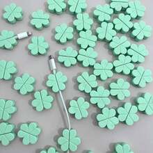 Flower Cable Protector Cute Charging Cable Protectors Charging Cable Saver Cable Bites Sleeve Cable USB Protective Cover, Random Color - Multicolor - View 4