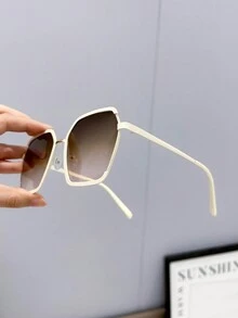 韩版金属时尚女士眼镜优雅圆框2024年时尚街拍旅行时尚眼镜 - A - 查看 2