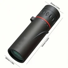 Kính thiên văn một mắt độ phân giải cao 99x99, Zoom quang học di động Mini săn nhạc buổi hòa nhạc Du lịch cắm trại đi bộ đường dài - màu đen - Xem 5