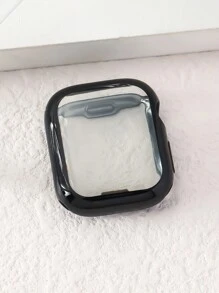 1个男女通用高清超薄TPU全包覆保护壳，防震休闲屏幕保护膜，兼容 38/40/41/42/44/45/46/49mm系列Ultra/SE/11/10/9/8/7/6/5/4/3/2/1，智能手表配件