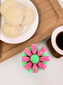 1入組包子製作器，塑料包子餃子模具，饅頭製作模具DIY糕點餡餅蒸餃工具，包子模，肉包壓餡機，塑料小麵點餡蒸包餃子製作模具，包子餡餅模具廚房工具烘焙用品 - 彩色 - 查看 10