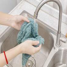 1pc Integrated Broom And Dustpan Set, Multi-Functional Slouchy Sweeper Mop Cloth Set, Dry And Wet Dusting Replacement Cover, Dust Removing Tool - Multicolor - View 5